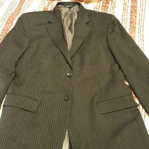 J.ferrar black striped suit jacket